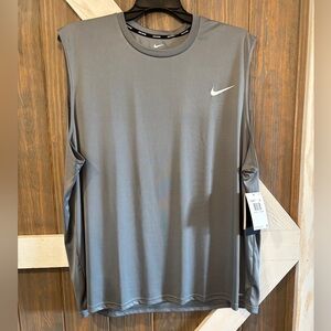 Nike Men’s Gray Swim Muscle Shirt Sz 3XL